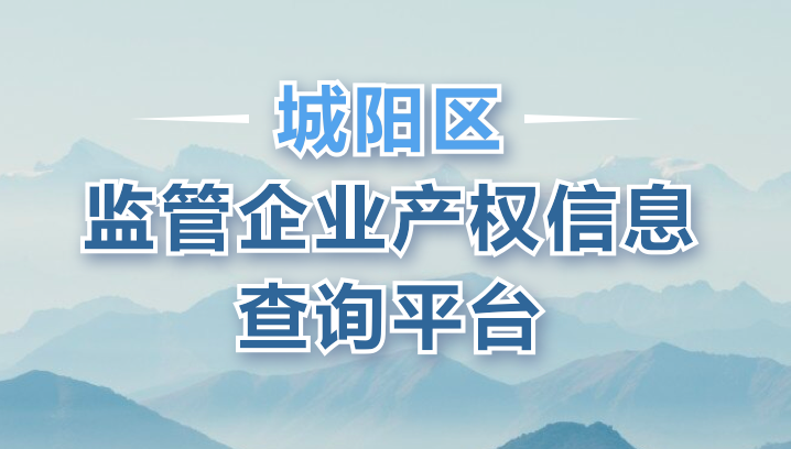 城陽區(qū)監(jiān)管企業(yè)產(chǎn)權(quán)信息查詢平臺